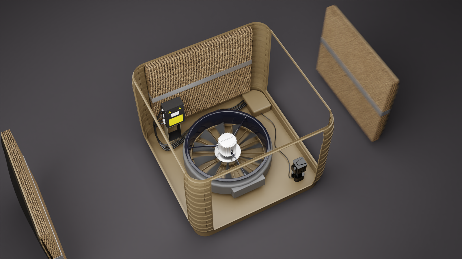 evacooler modelado 3d 2